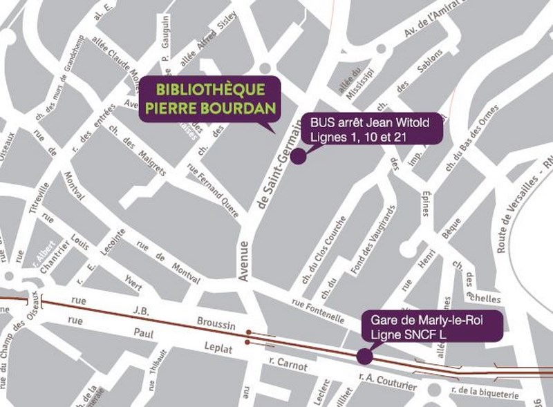 plan marly le roi bibliothèque
